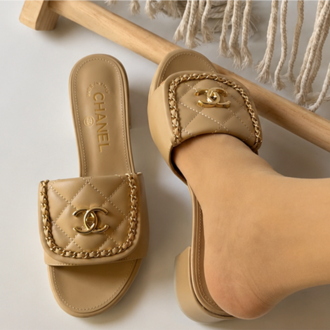 White Padded Leather Shoes