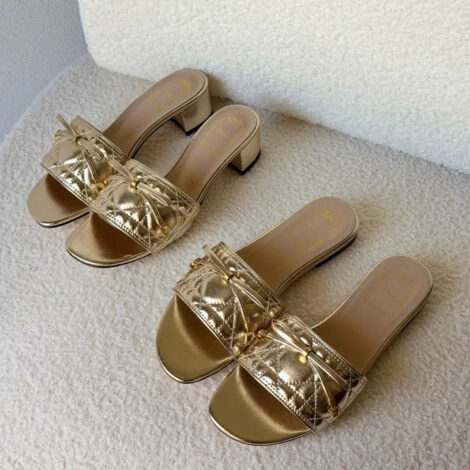 Cannage Slide Sandals