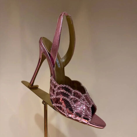 Crystal Strap Mules