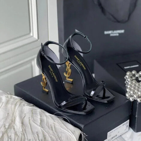 Elegant Patent Leather Heels