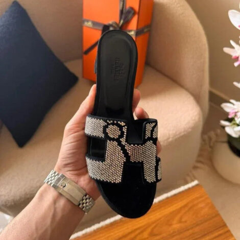 Rhinestone Slide Heels