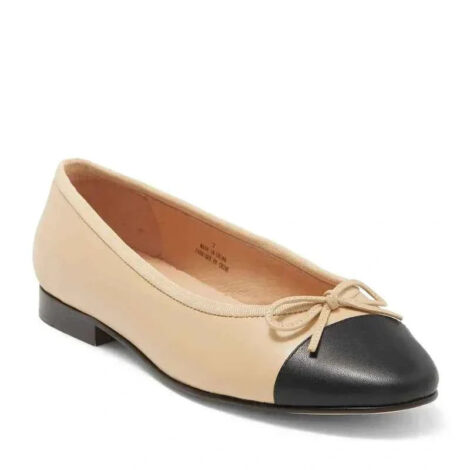 Elegant Lambskin Ballerina Flats