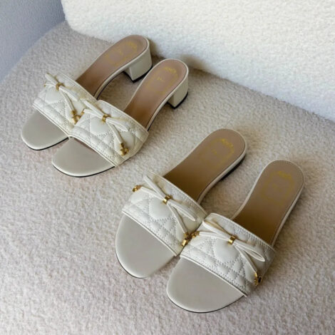 Cannage Slide Sandals