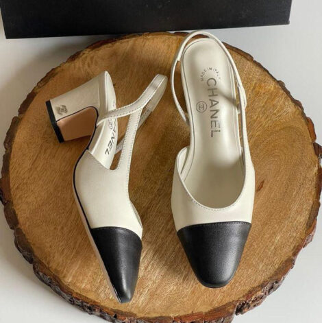 Classic Two-Tone Slingbacks